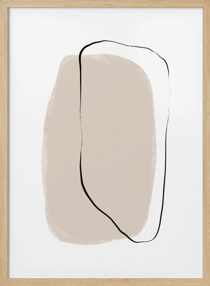 Zachte contouren | Poster