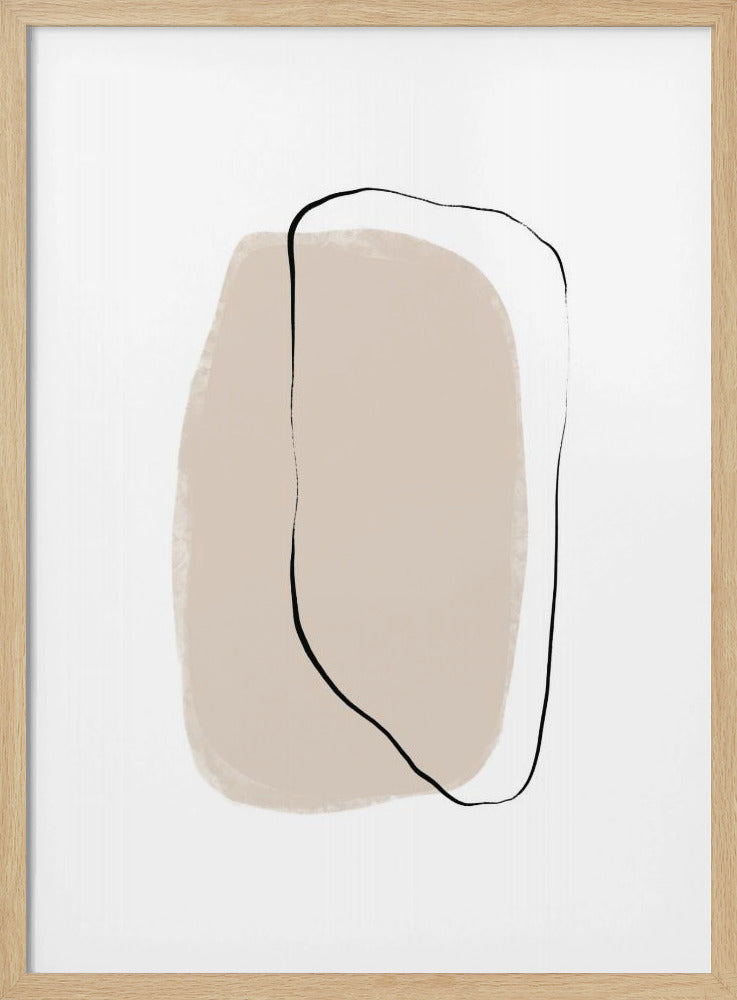 Zachte contouren | Poster