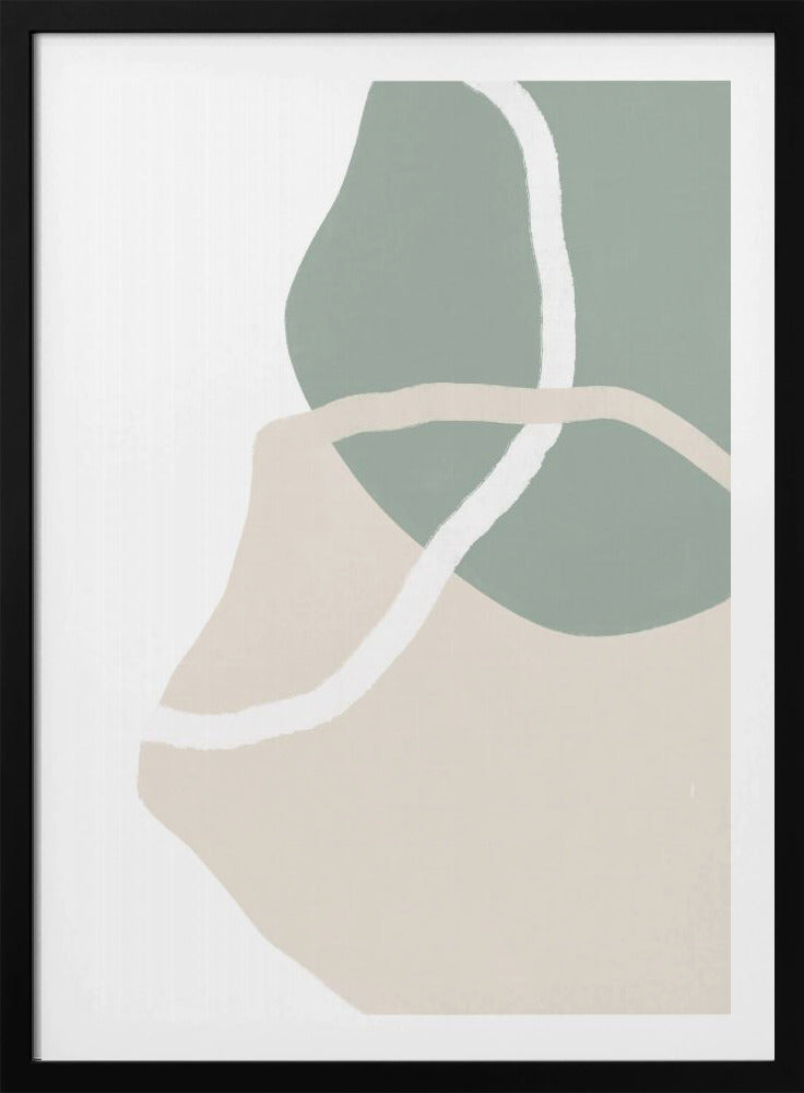 Abstracte aardstroom | Poster
