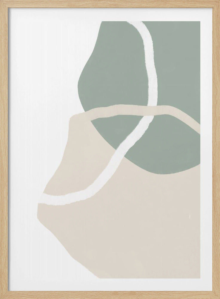 Abstracte aardstroom | Poster