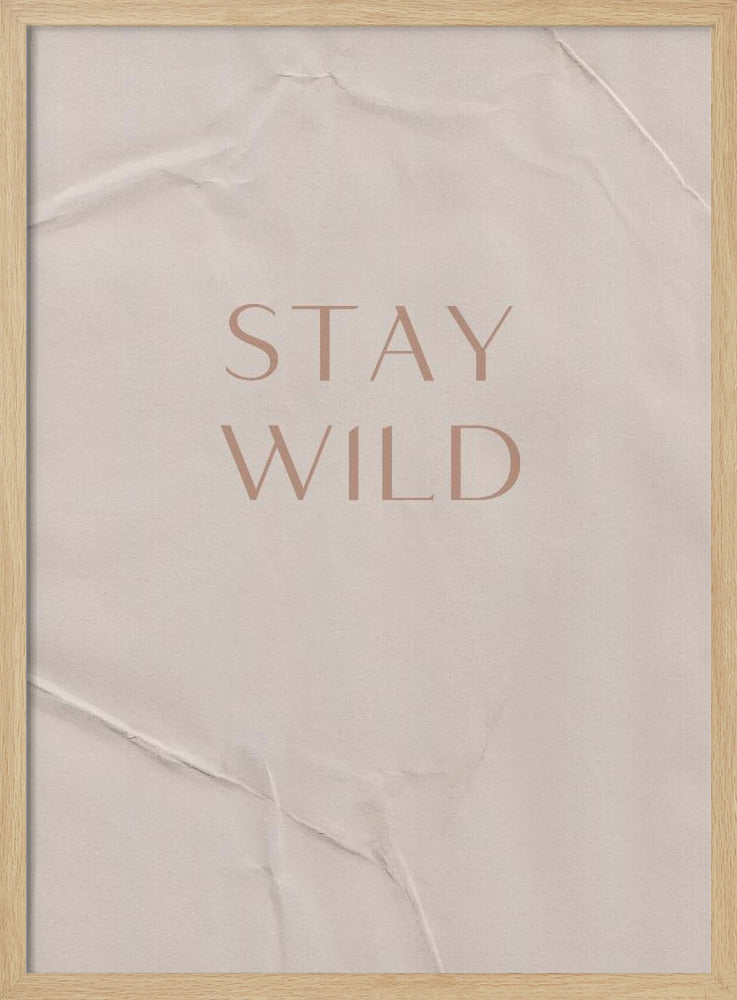 Blijf Wild | Poster