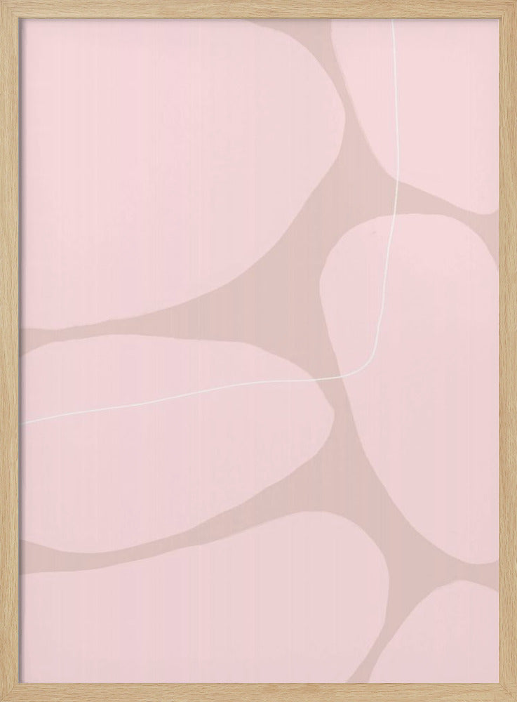 Zachte bloemblaadjes dansen | Poster