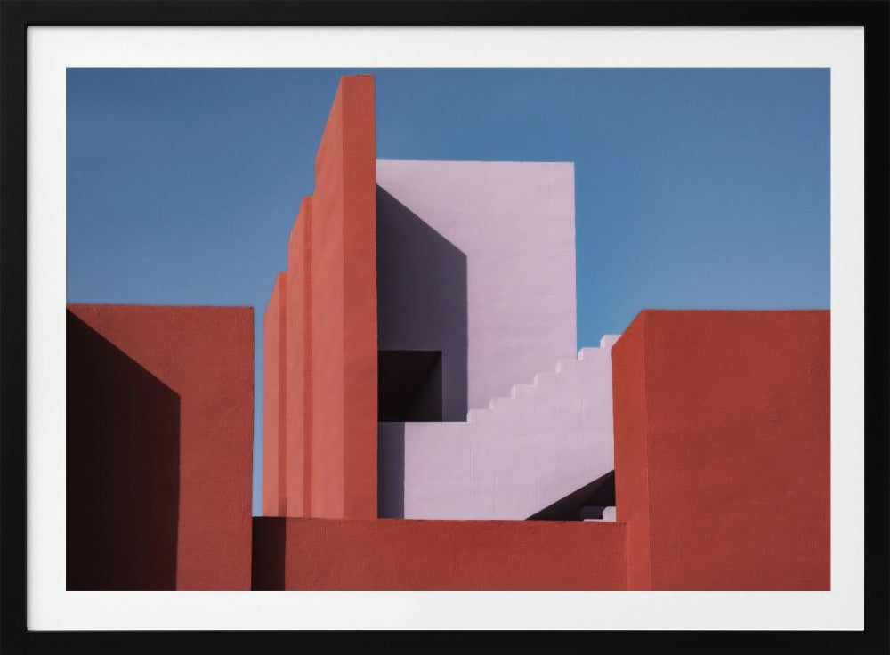 Muurschildering Rood #47 | Poster
