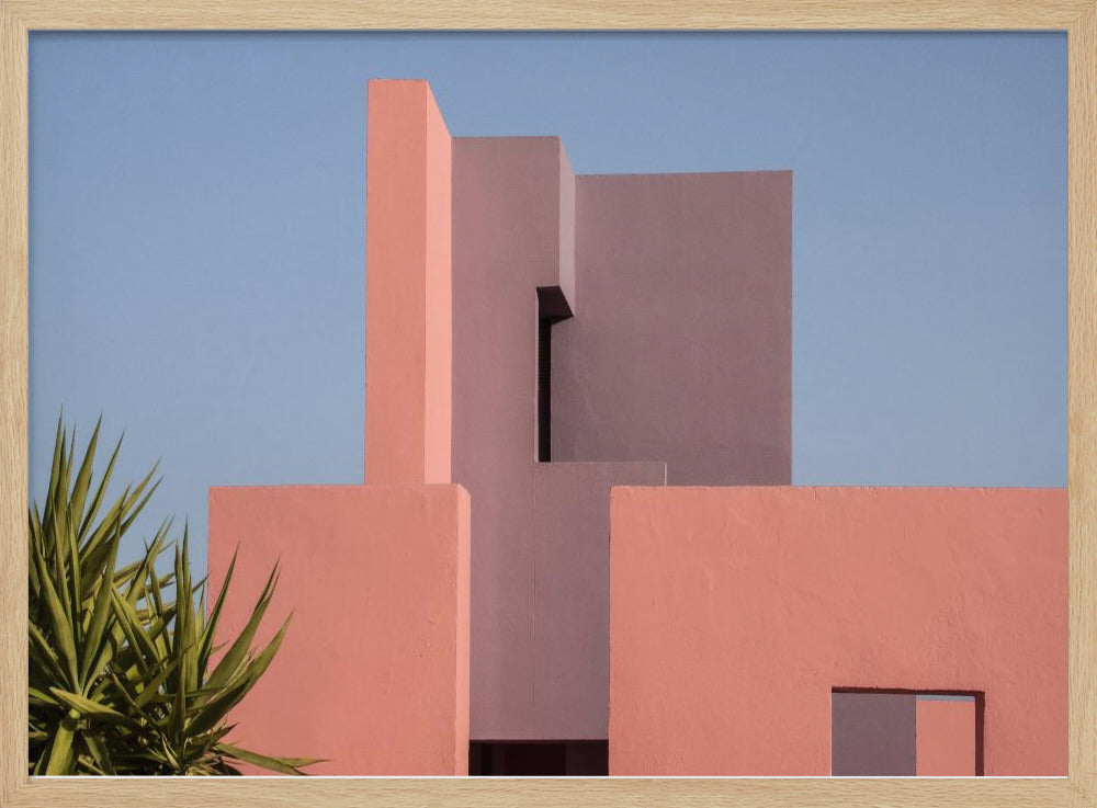 Muurschildering Rood #49 | Poster