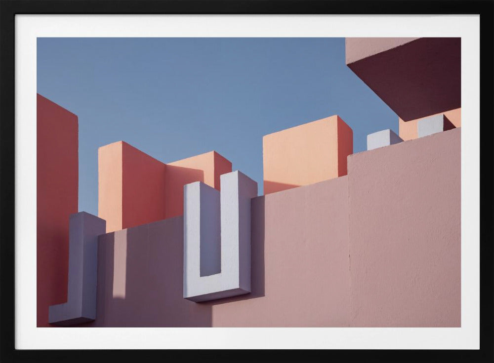 Muurschildering Rood #50 | Poster