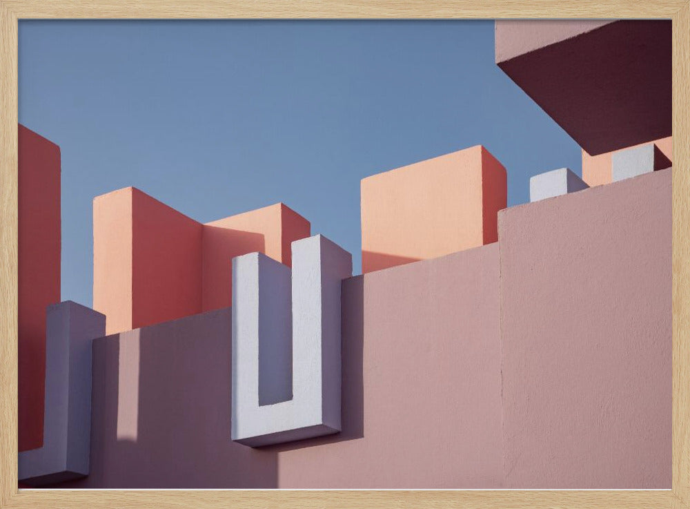 Muurschildering Rood #50 | Poster