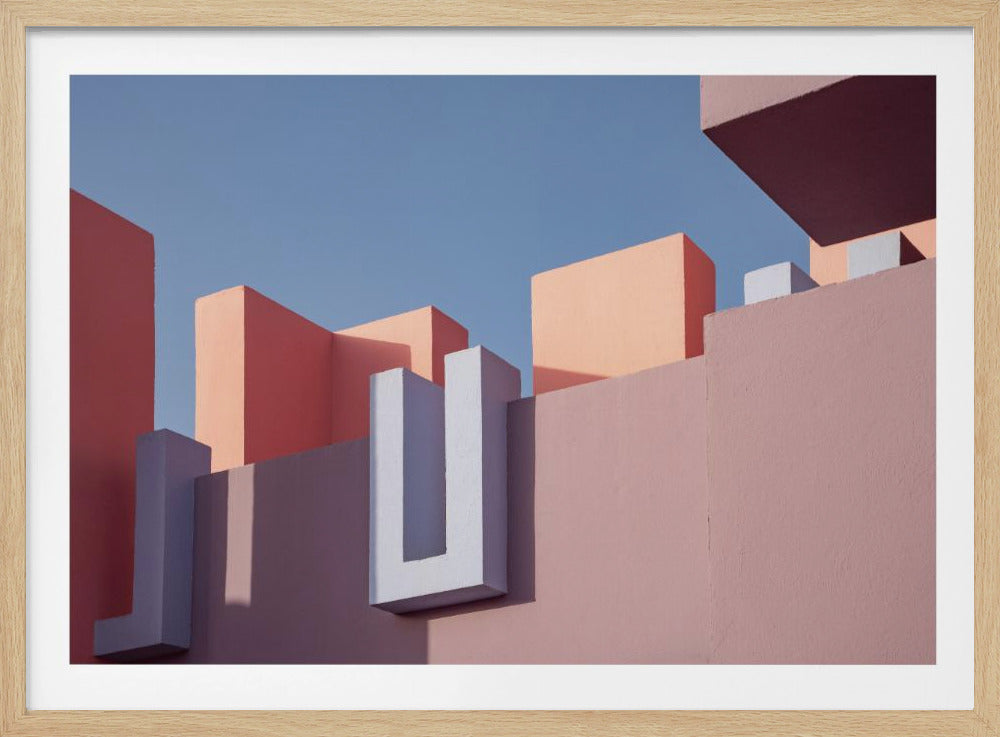 Muurschildering Rood #50 | Poster