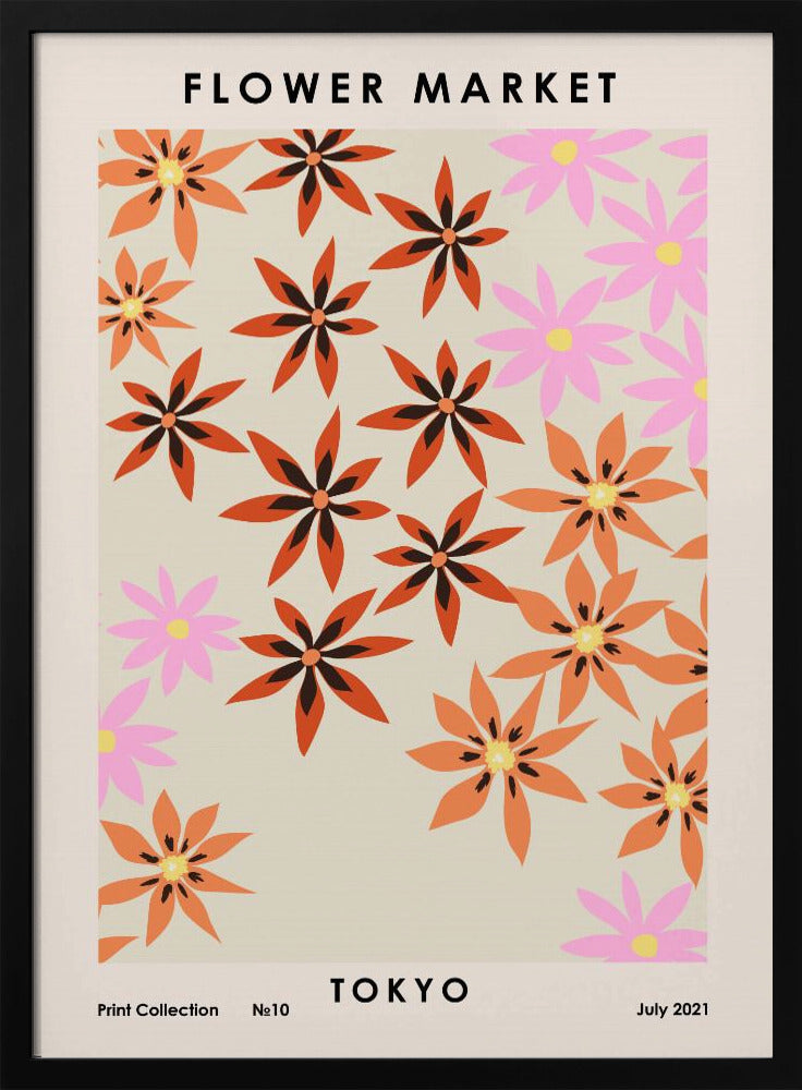 Bloemenmarkt Tokio | Poster