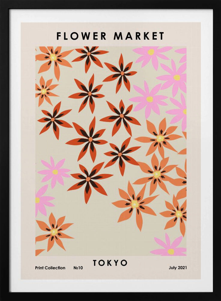 Bloemenmarkt Tokio | Poster