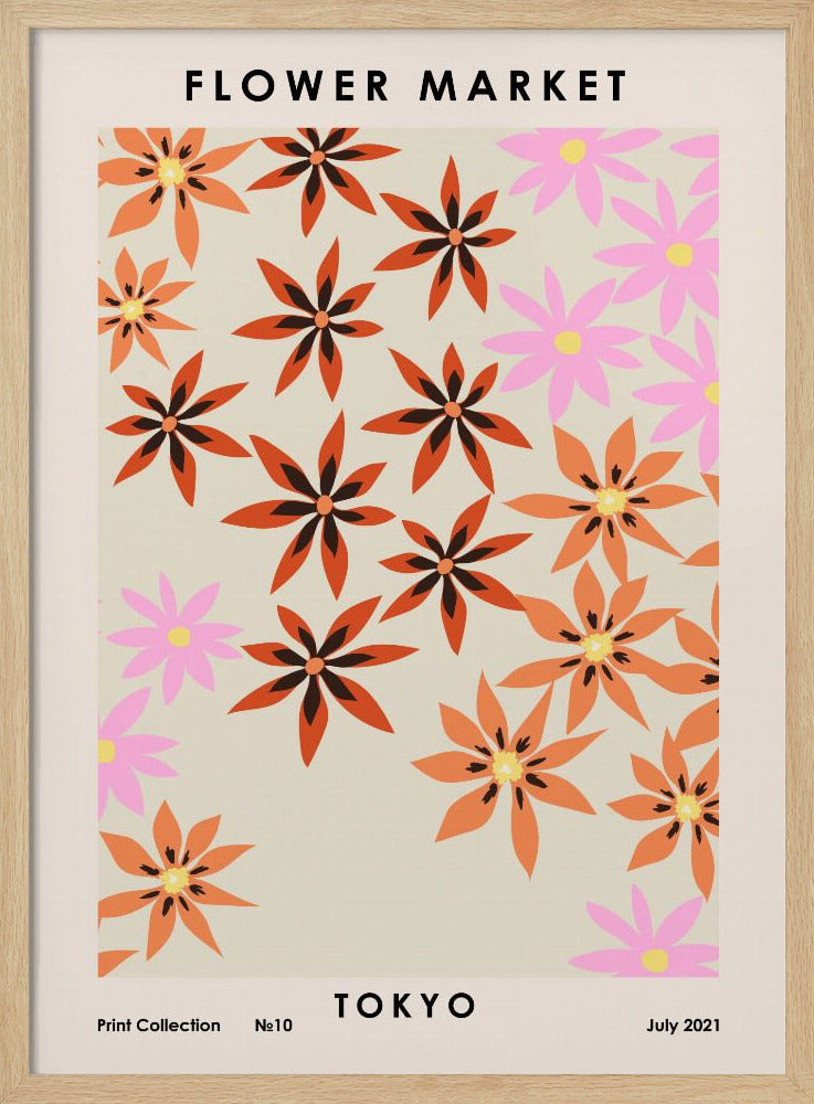 Bloemenmarkt Tokio | Poster