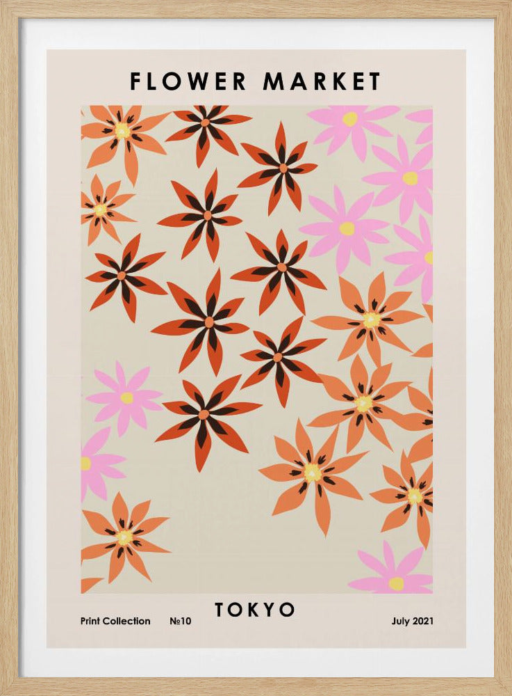 Bloemenmarkt Tokio | Poster