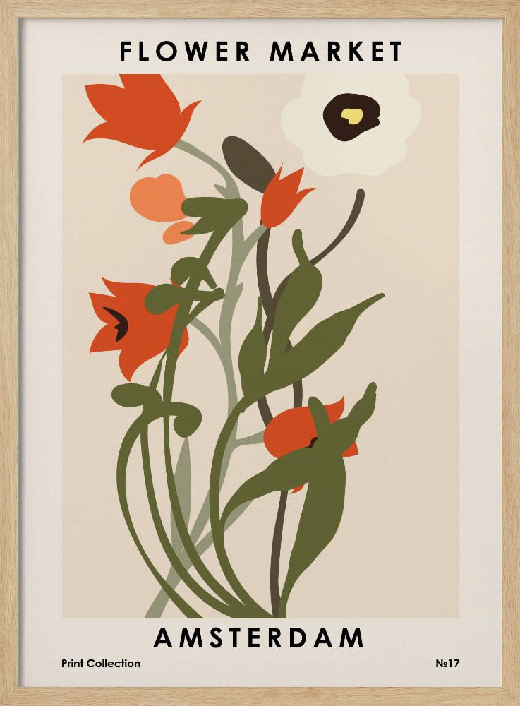 Bloemenmarkt Amsterdam | Poster
