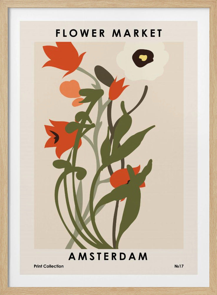 Bloemenmarkt Amsterdam | Poster