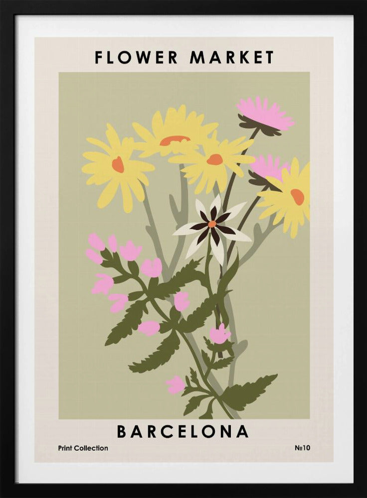 Bloemenmarkt Barcelona | Poster