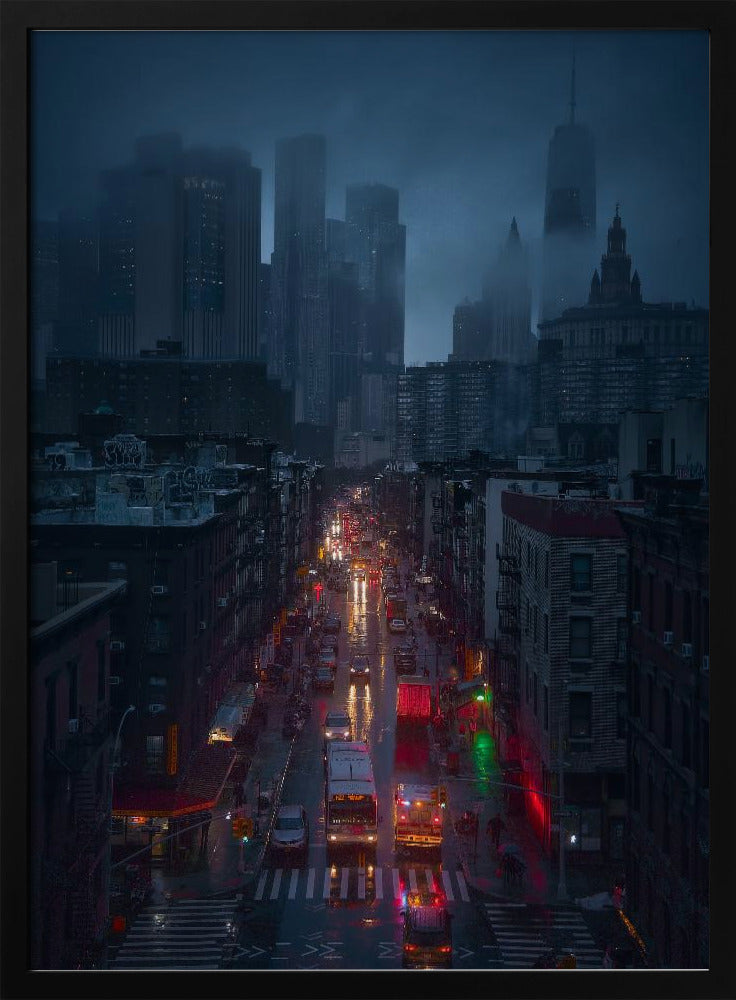 Regenachtig Chinatown | Poster