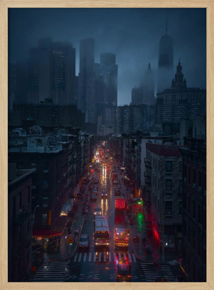 Regenachtig Chinatown | Poster