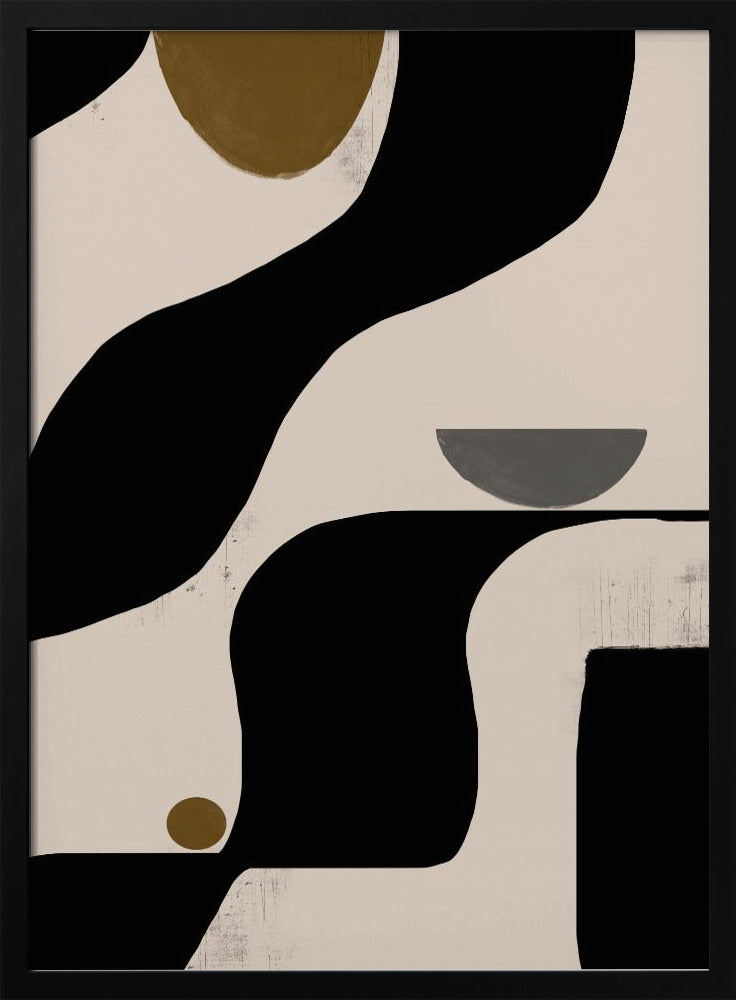 Vloeiende geometrie | Poster