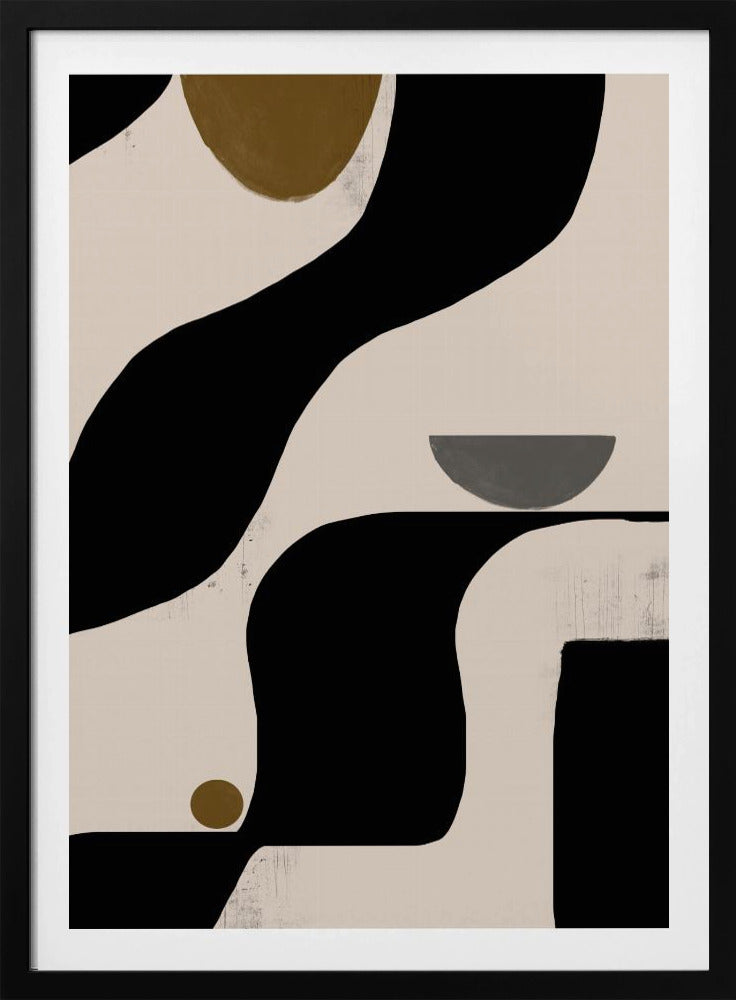 Vloeiende geometrie | Poster