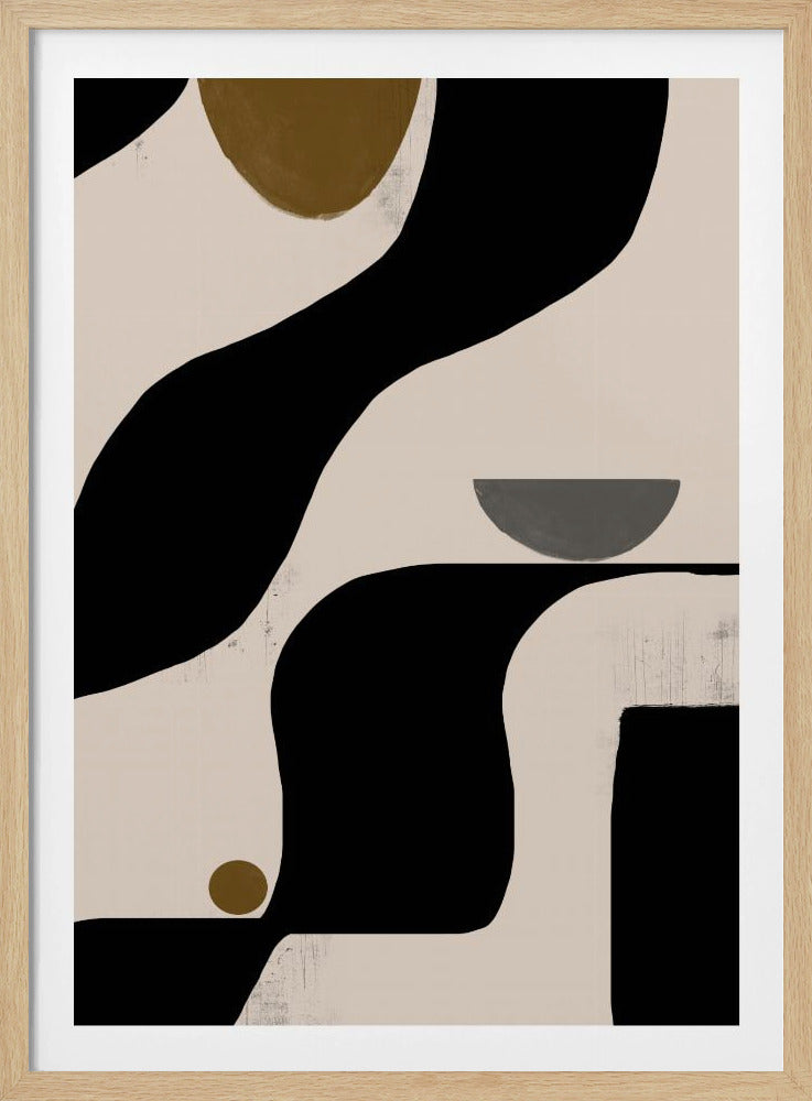 Vloeiende geometrie | Poster
