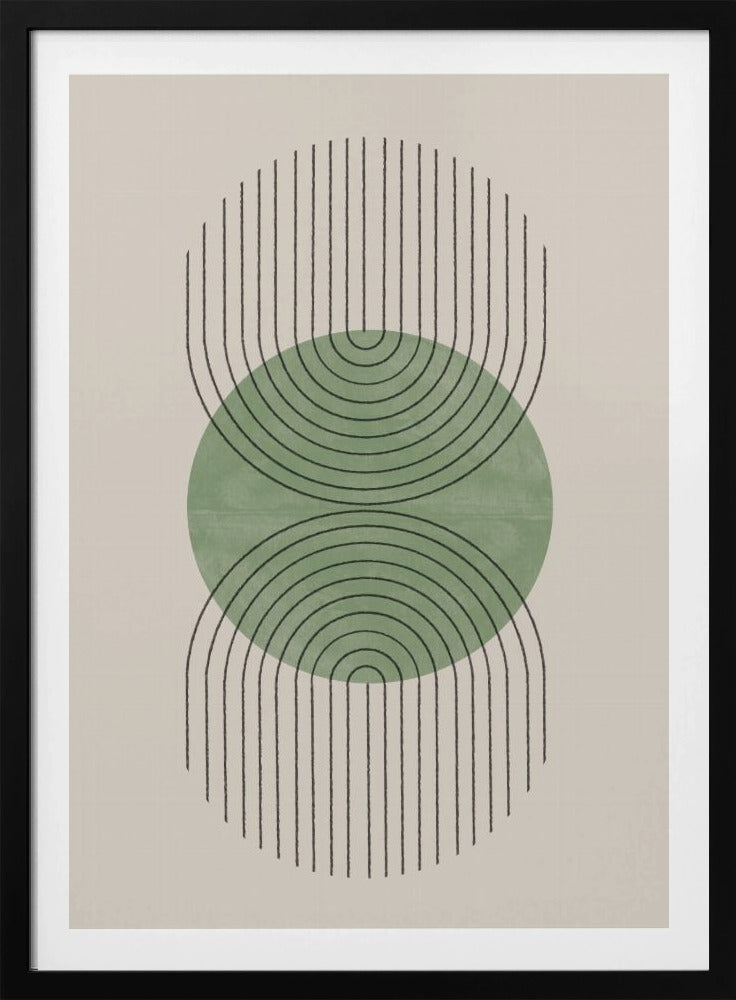 Symmetrische golven | Poster