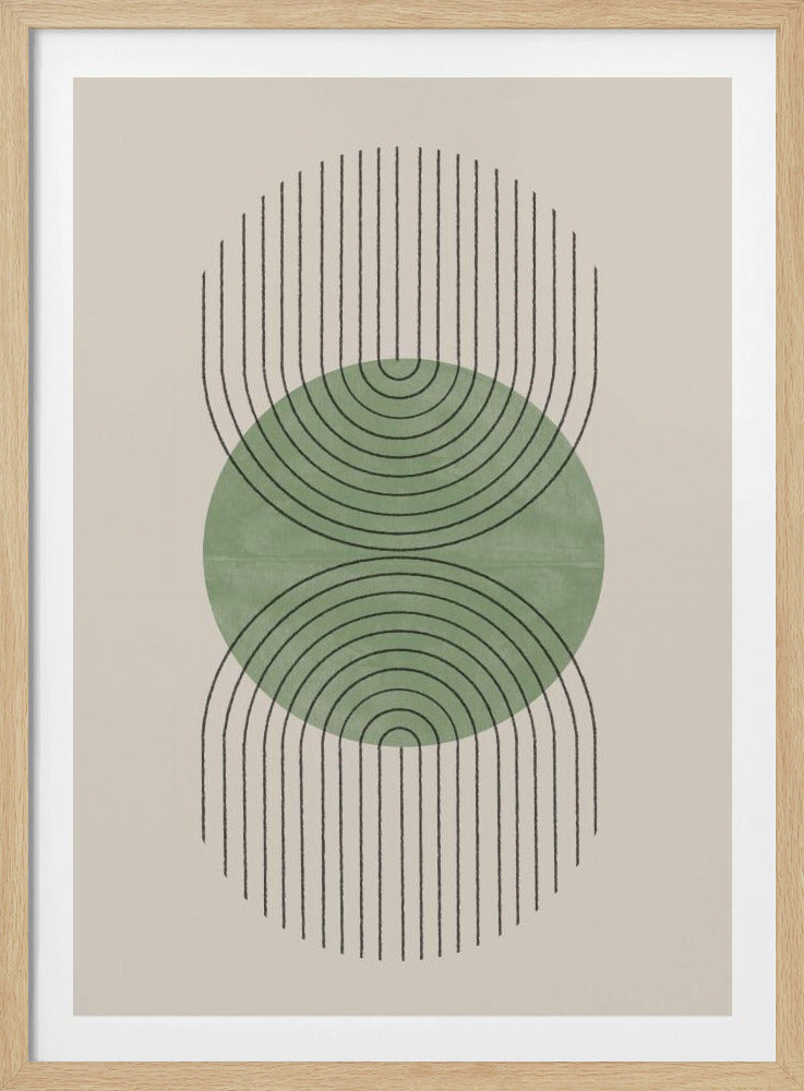 Symmetrische golven | Poster