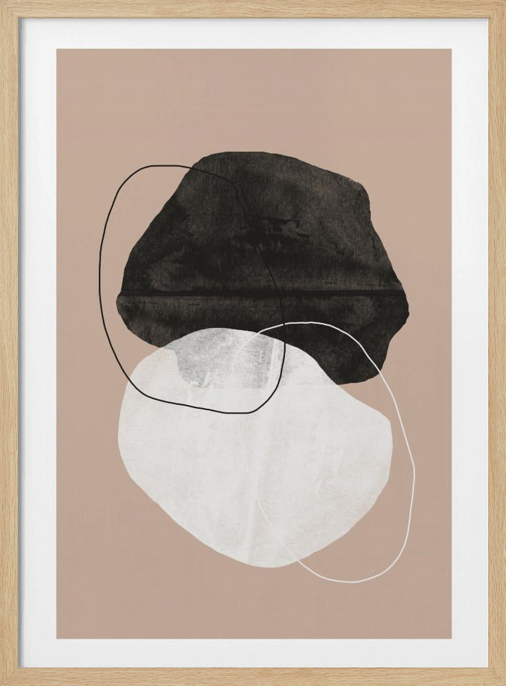 Aardse abstracties | Poster