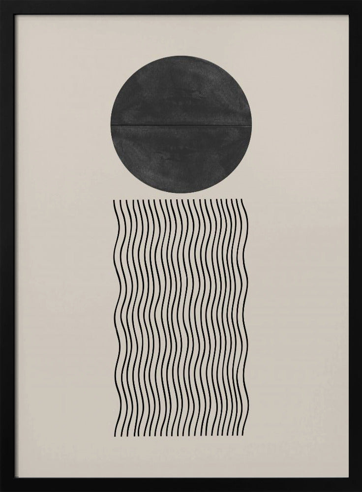 Golf en zonsverduistering | Poster