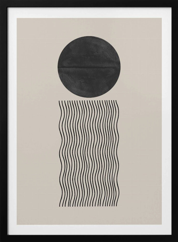 Golf en zonsverduistering | Poster