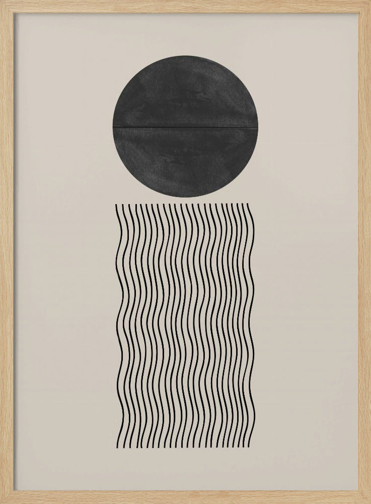 Golf en zonsverduistering | Poster