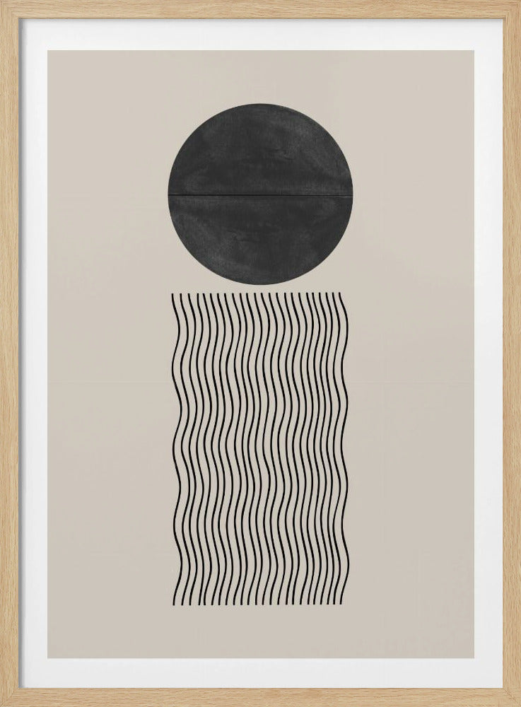 Golf en zonsverduistering | Poster