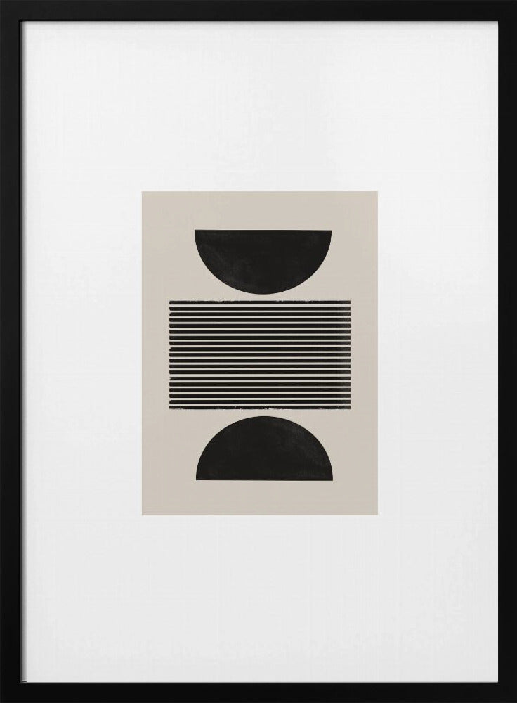 Monochroom evenwicht | Poster