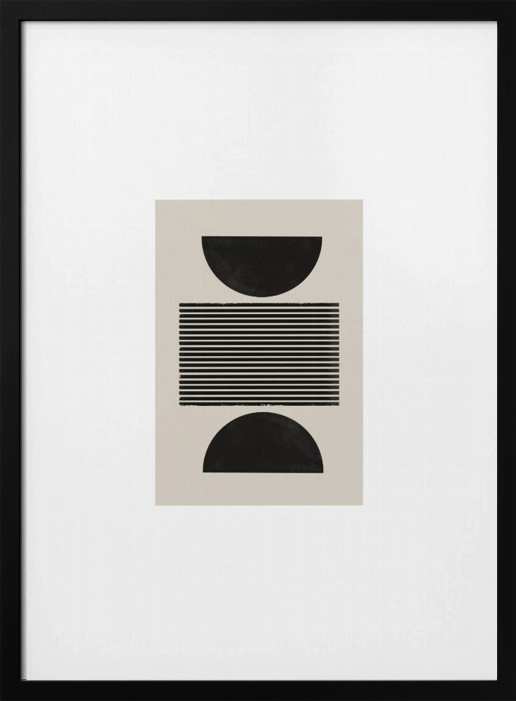 Monochroom evenwicht | Poster