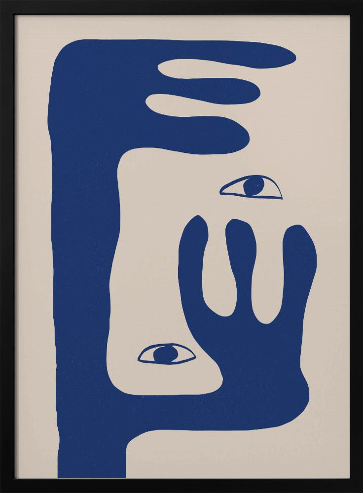 Abstract Gezicht Nr. 1. | Poster