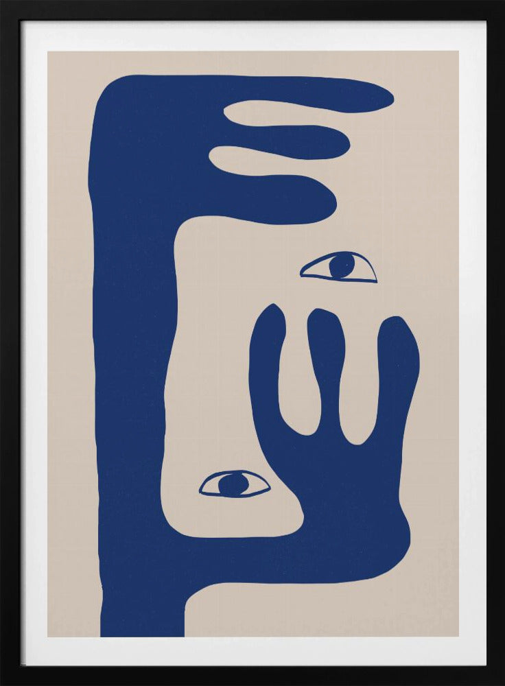 Abstract Gezicht Nr. 1. | Poster