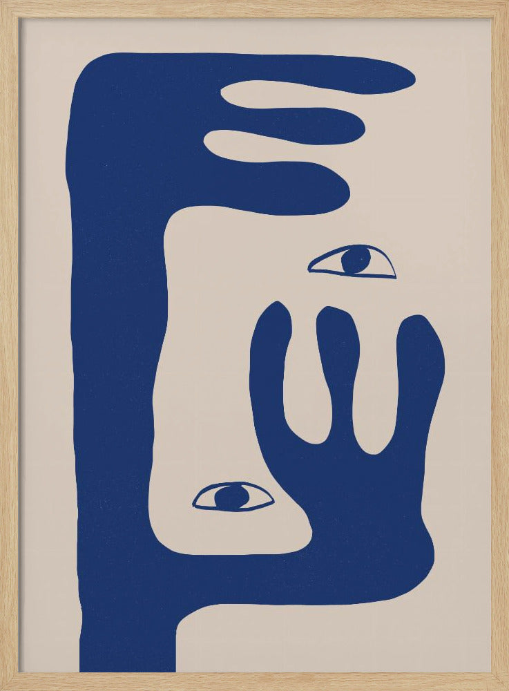 Abstract Gezicht Nr. 1. | Poster