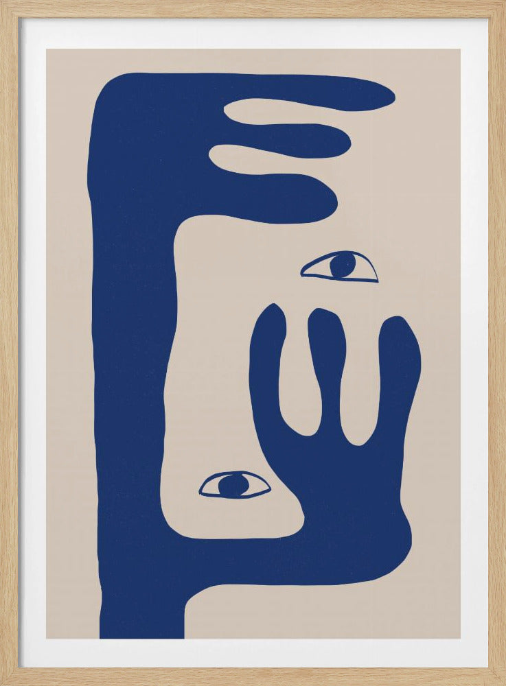 Abstract Gezicht Nr. 1. | Poster
