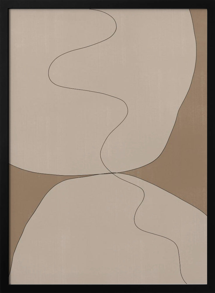 Curven van sereniteit | Poster
