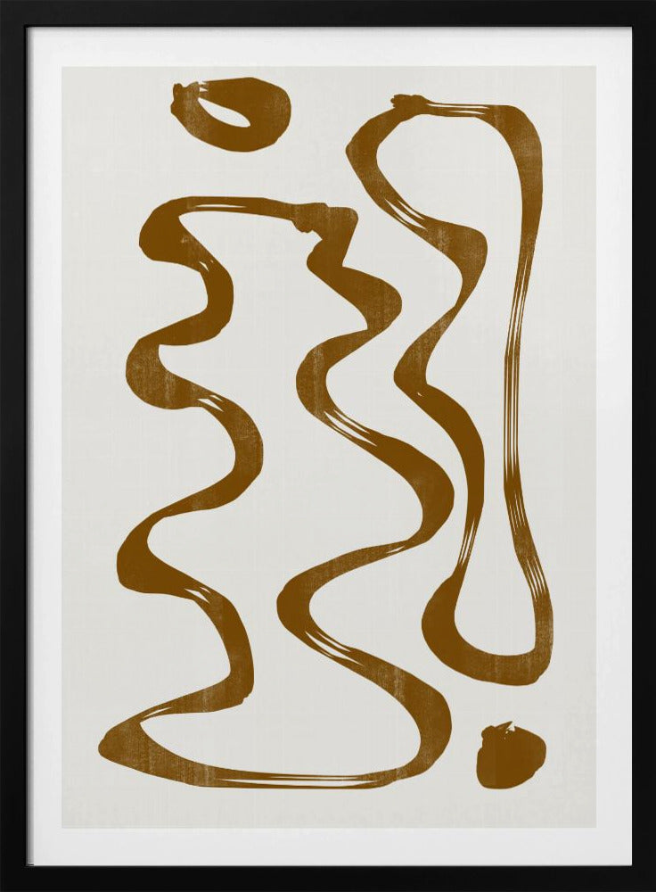 Curven en lijnen | Poster
