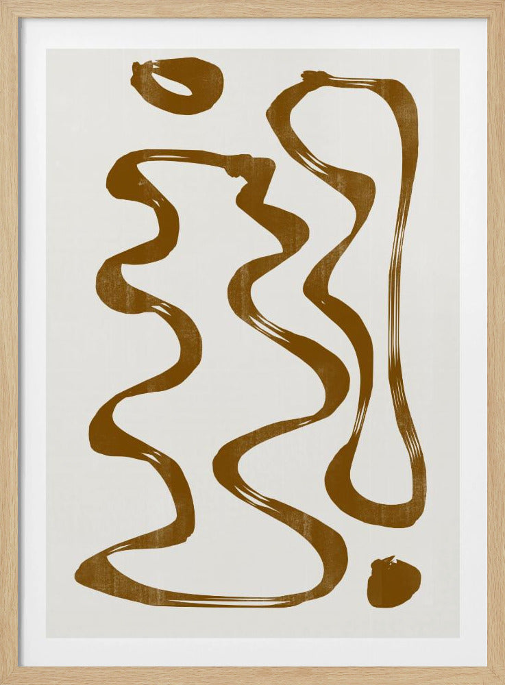 Curven en lijnen | Poster