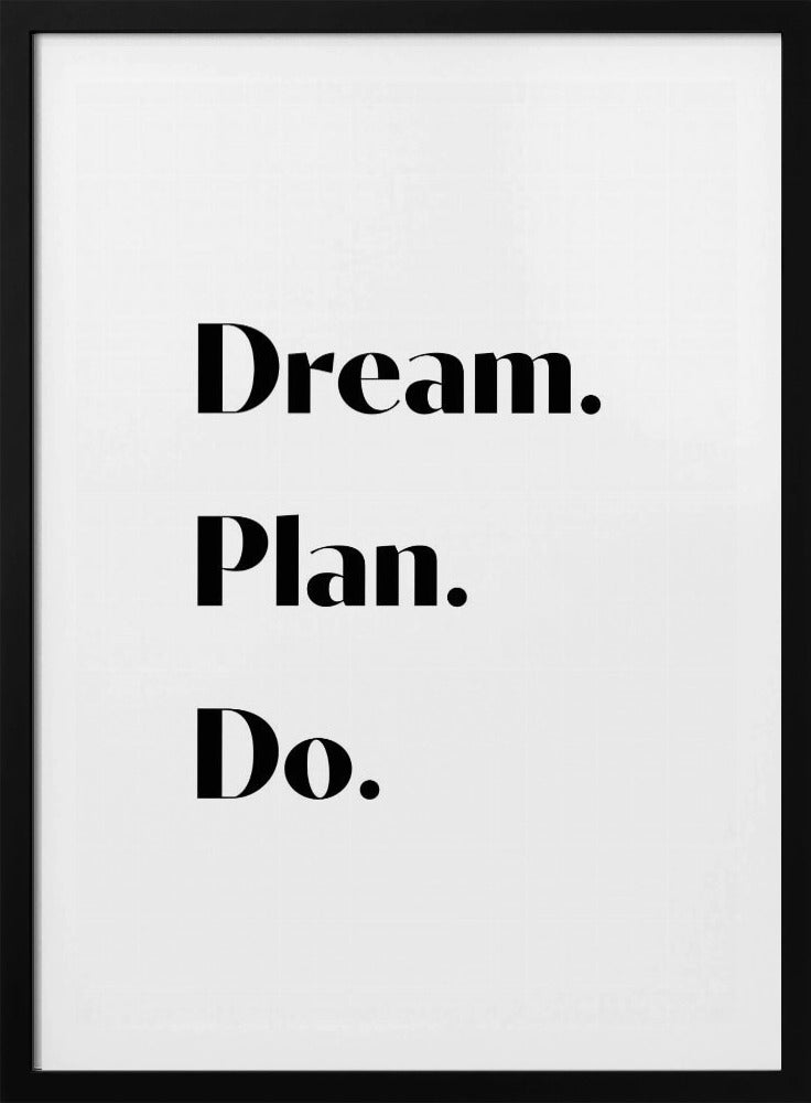 Droom Plan Do | Poster