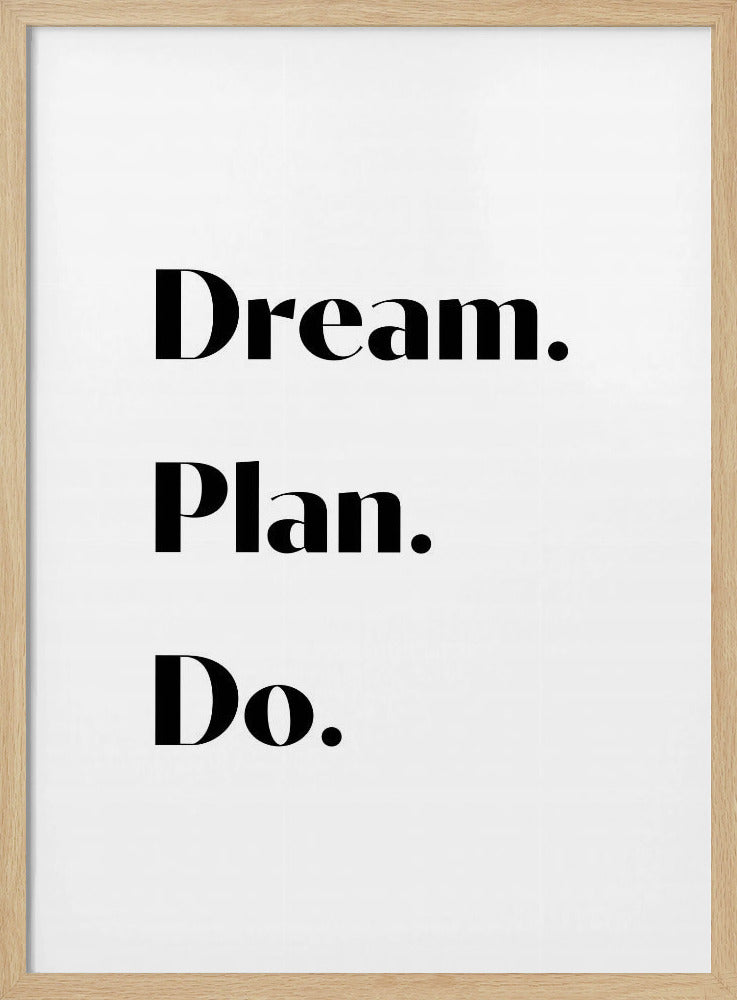 Droom Plan Do | Poster
