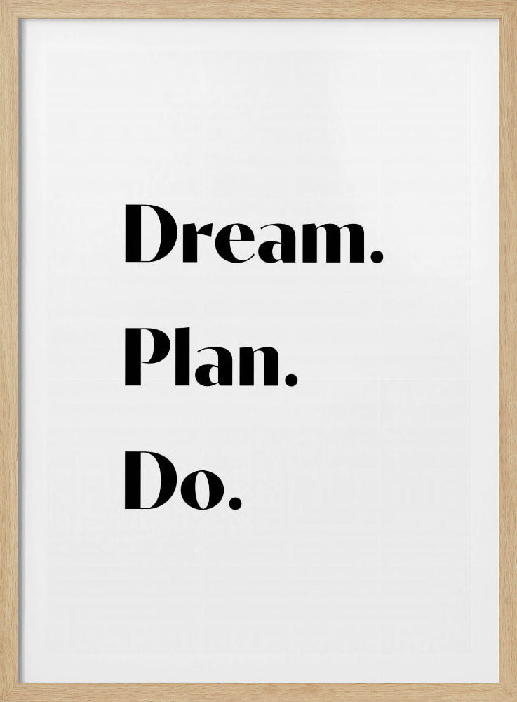 Droom Plan Do | Poster