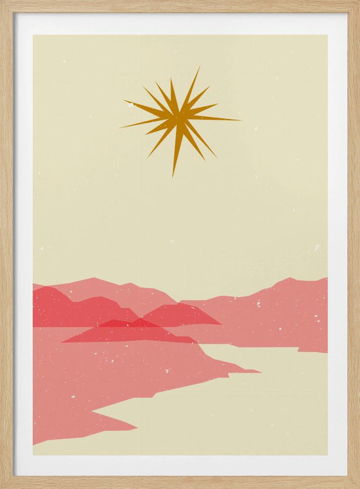 Zonnig landschap | Poster