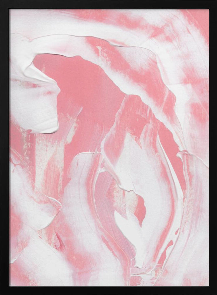 Harmonieuze mix van roze en witte tinten | Poster