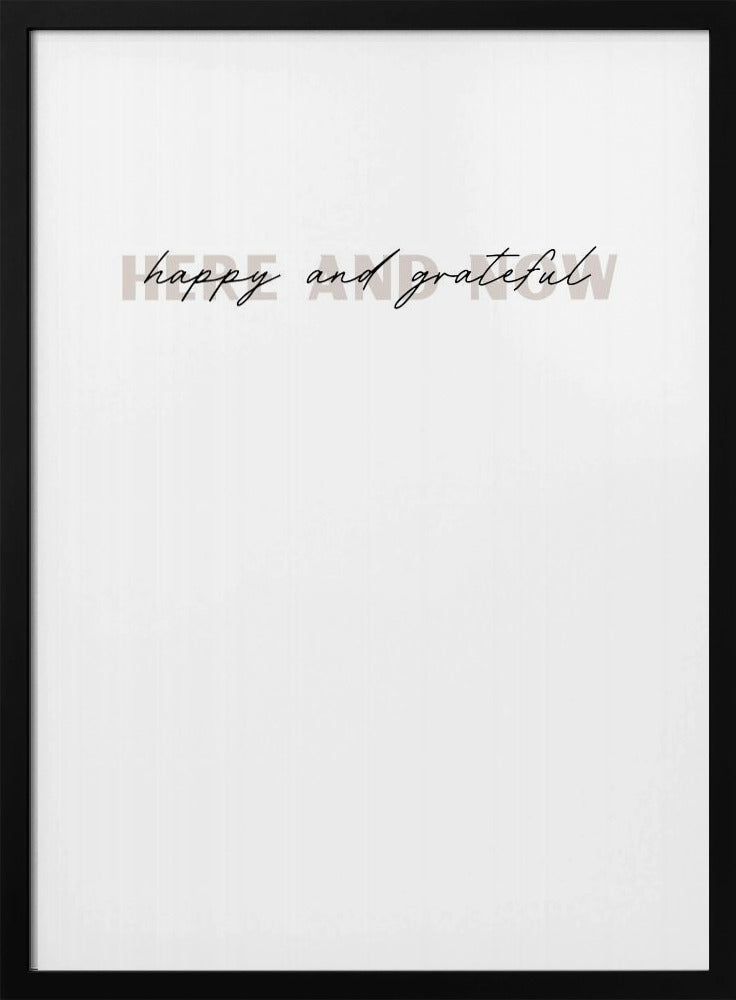 Minimalistisch typografisch kunstwerk | Poster