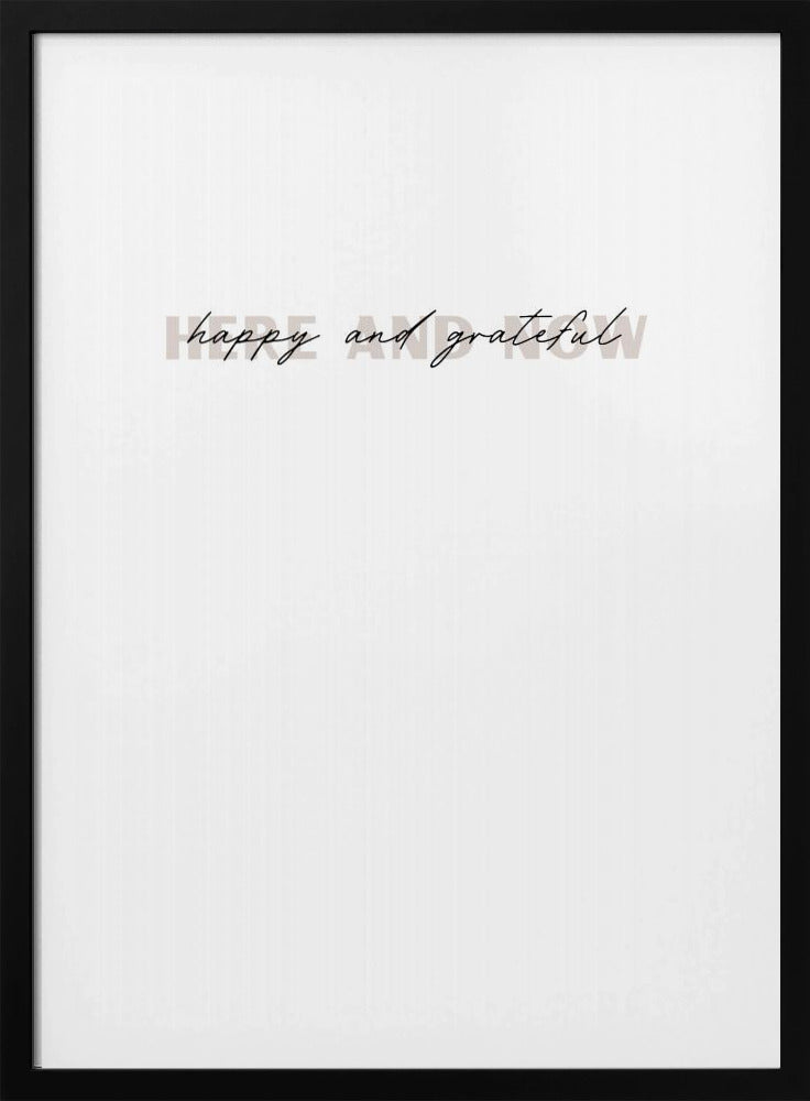 Minimalistisch typografisch kunstwerk | Poster