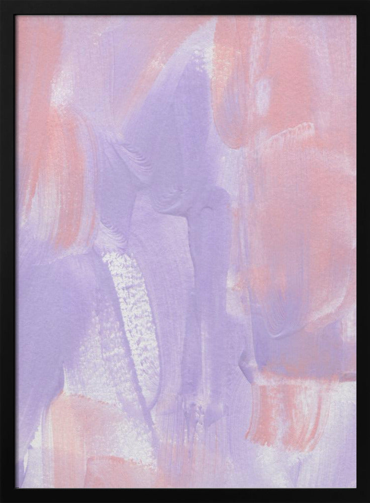 Paars in roze | Poster