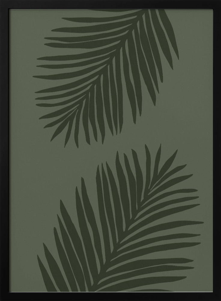PALM LEAF 05 HELEMAAL GROEN | Poster