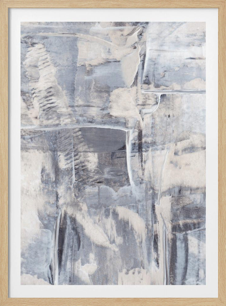 Gedempte tinten met gelaagde texturen | Poster