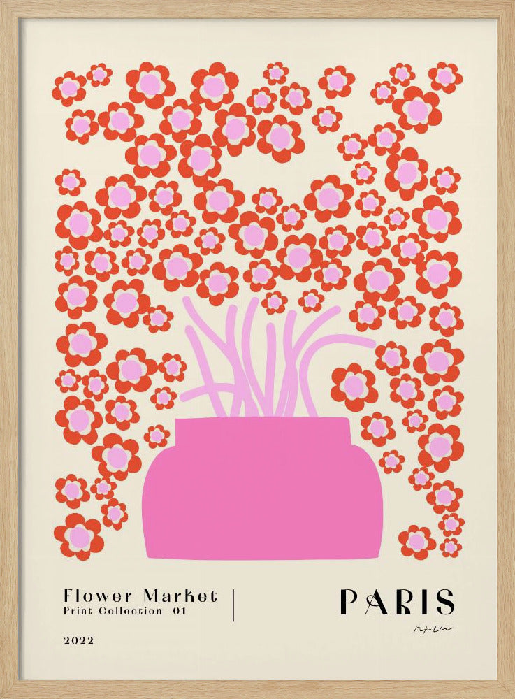 Flower Market. Paris | Poster